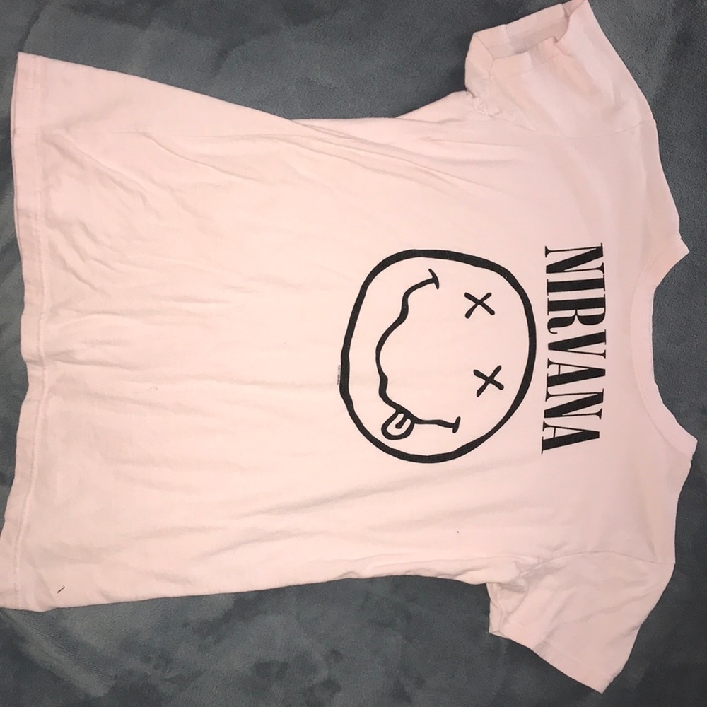 Nirvana pink shirt